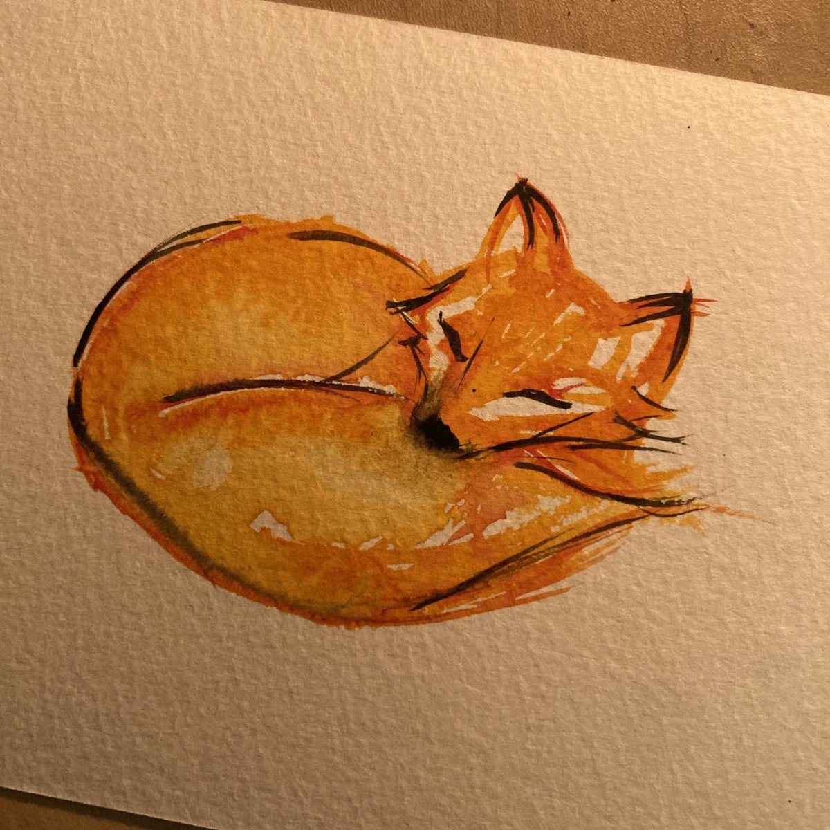 Evening noodling… #fox #cosyautumn 🍂🦊