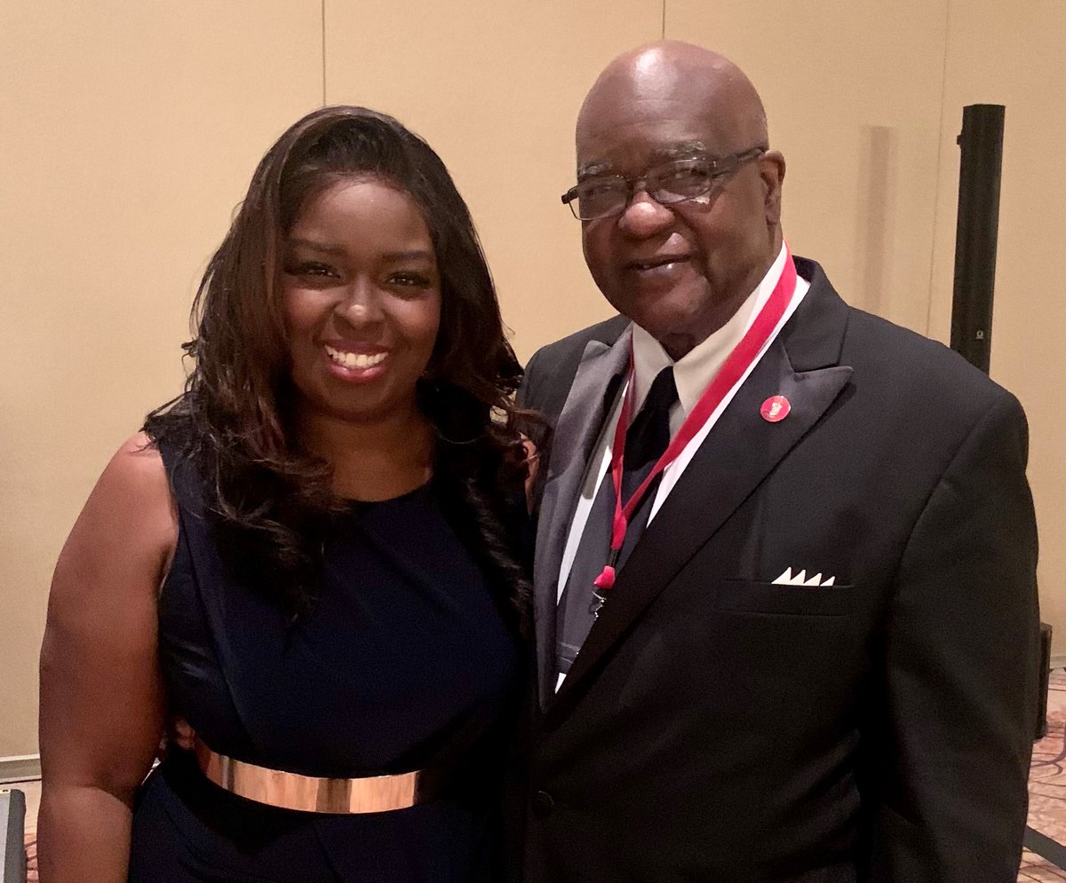 <a href="/EXNupes/">Mercy Epsilon Chi</a> Vice President Meshea L. Poore and General Ken Gray, co-founder of WVU’s EX Chapter. <a href="/EXNupes/">Mercy Epsilon Chi</a>