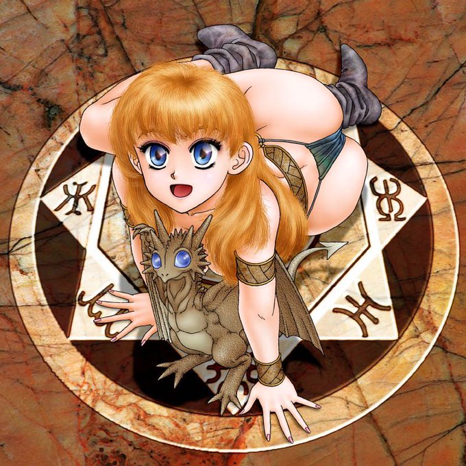 再掲ですが😆扉絵とかカバー絵など…

カスタムブラシを作ることができるよーになって、すぐ作ったのが髪の毛ブラシ…この絵の髪の毛ブラシは初代(まだまだ不慣れ)😝 