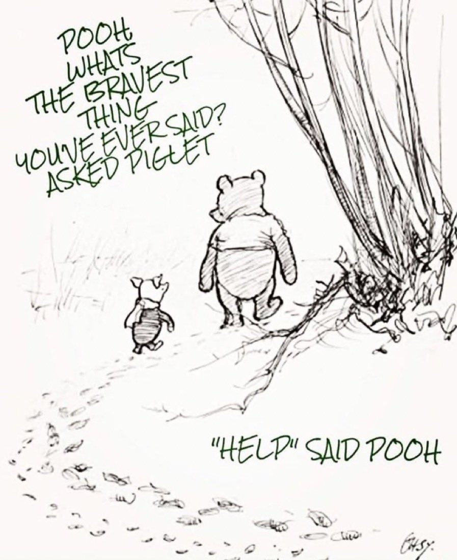 SteveGutzler's tweet photo. Asking for help is a strength not a weakness. #WorldMentalHealthDay https://t.co/hY0uLj6Qiy