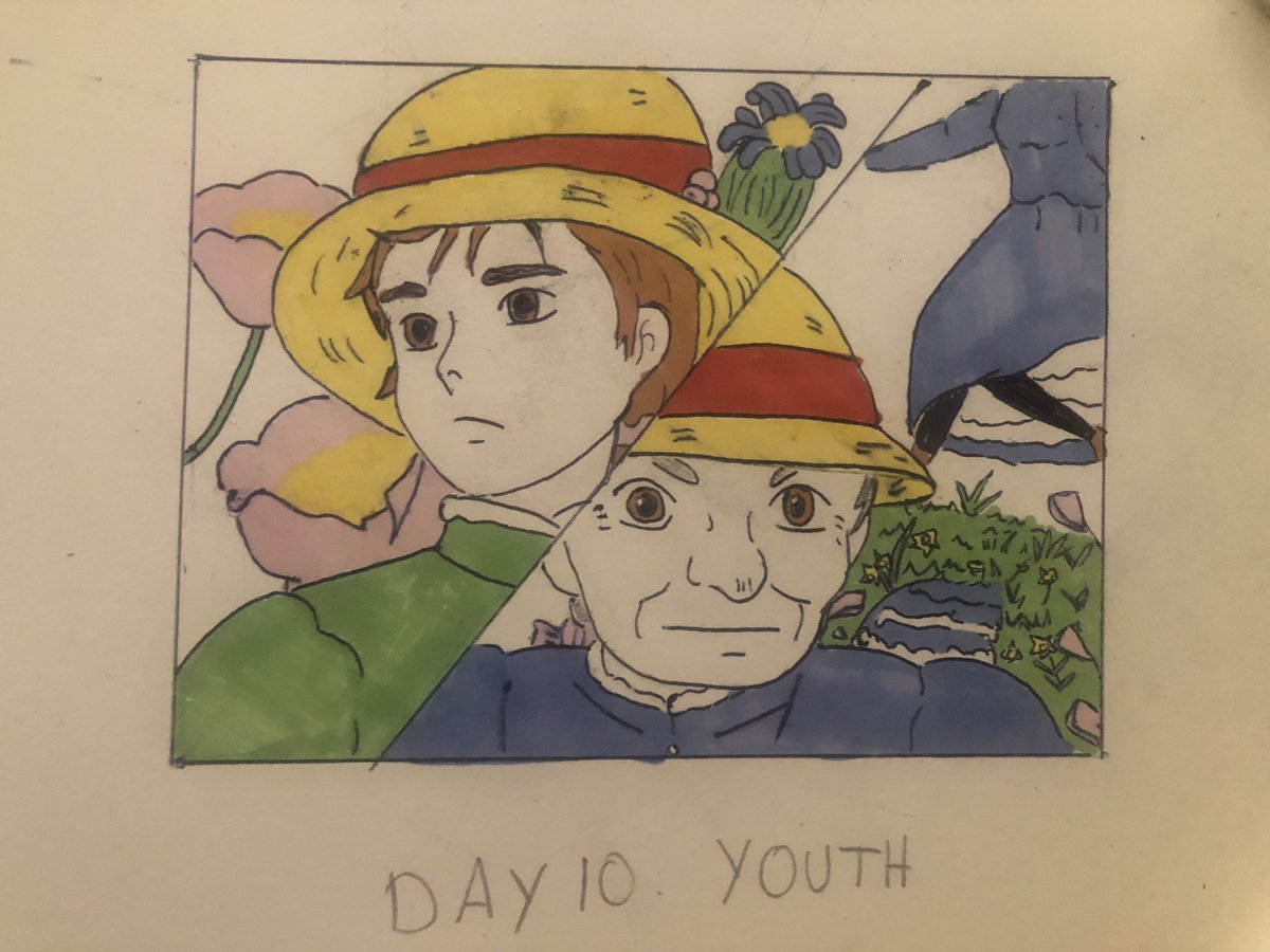 Siillabe's tweet photo. #ghiblitober Day 10: youth
Young and old, Sophie as still the young heart of maiden in love.
Howl’s moving castle https://t.co/o6pPp5QIUK