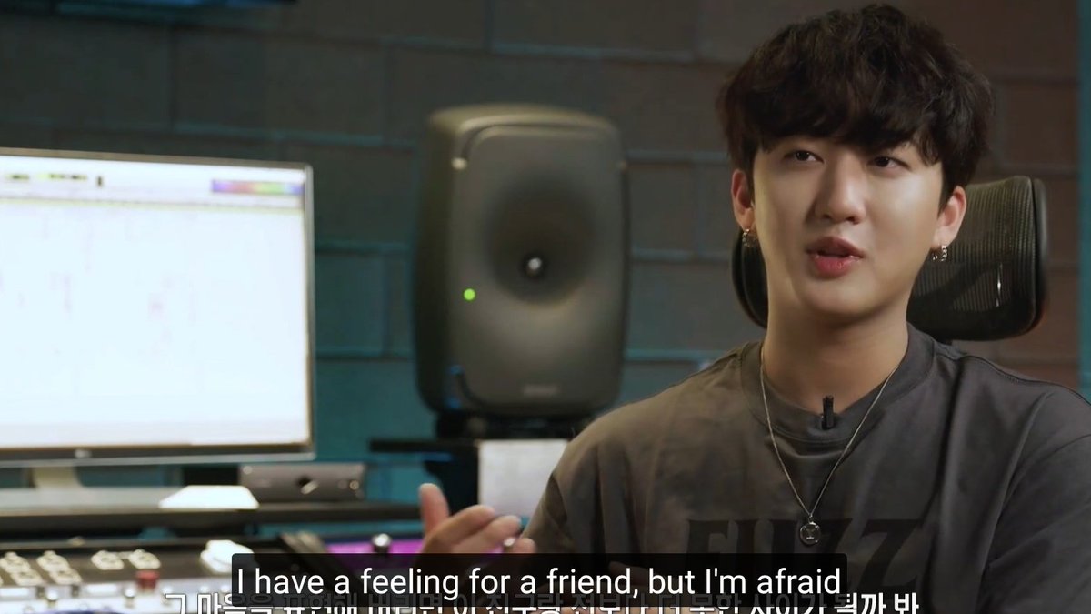 6. 좋아해서 미안 (SORRY, I LOVE YOU)↬ Changbin: "song about having feelings for a friend, but you're hesitant to tell them how you feel, because you're worried that it might make the relationship worse then already is"└ situation that many people can sympathize to