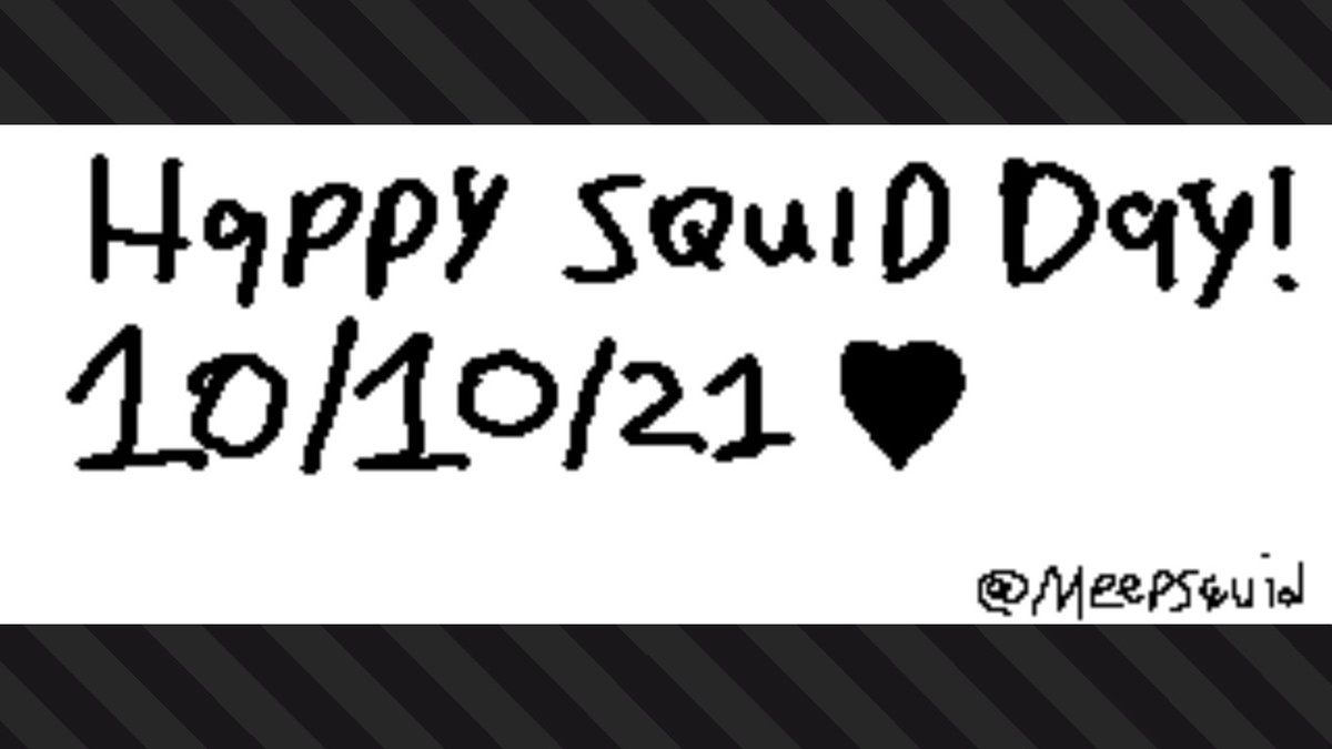 MeepSquid's tweet photo. #Splatoon2 #NintendoSwitch #SquidDay YAAAY!!!♥ https://t.co/K5AzkOHjdF