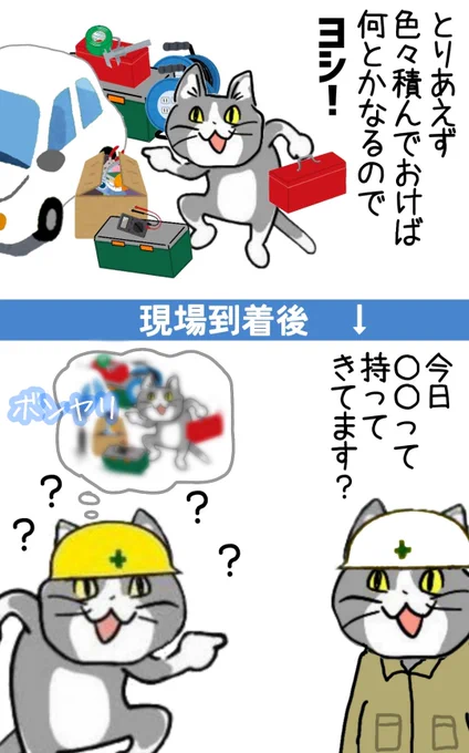 たくさん持っていても、覚えてなければ無いのと同じ #現場猫 