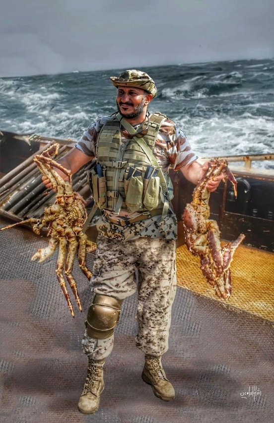 اشتعال جبهات الساحل والقائدطارق عفاش بن قرقاش يقودالعمليات البحريه واقتناص اجمل انواع الاسماك. وهذي جبهات العفاش المعفشش