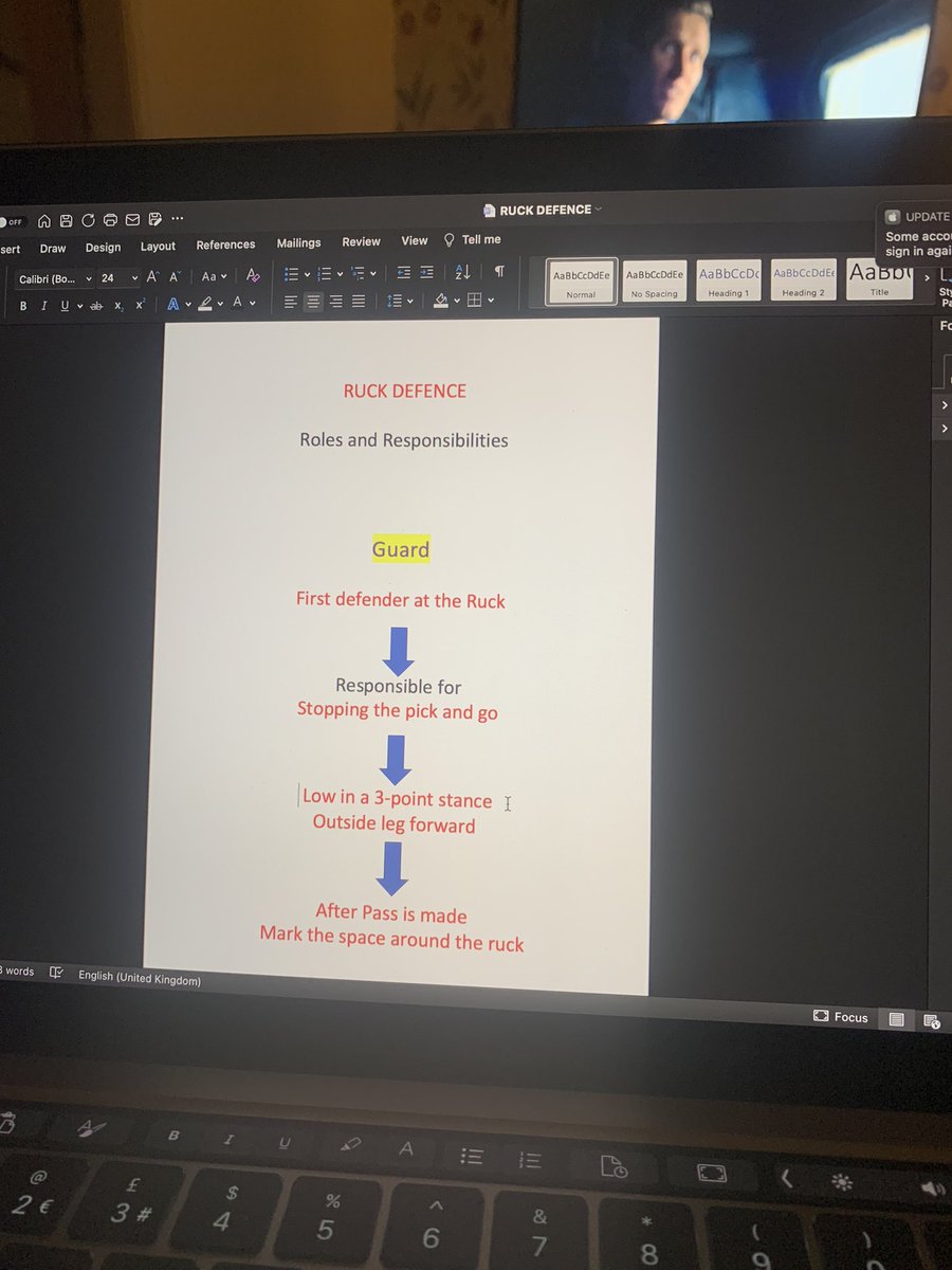 sam_colmer's tweet photo. So it’s was all about the “D” @oxfordrfc u17 session …now working on #padsofknowledge info for the boys to divulge on Tuesday 👍 https://t.co/WsUgU4JW6x