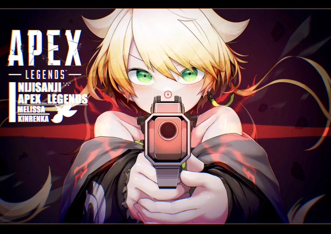 バーン💥🔫
#絵リッサ  #メリッサムネ 