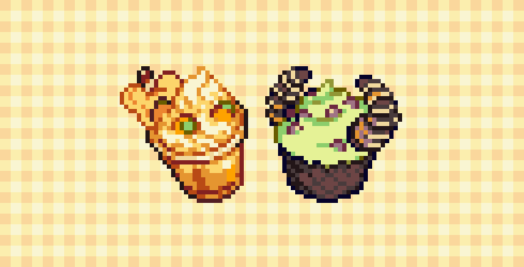 apparently it's pixel art day, here are some pixels
#ドットの日 