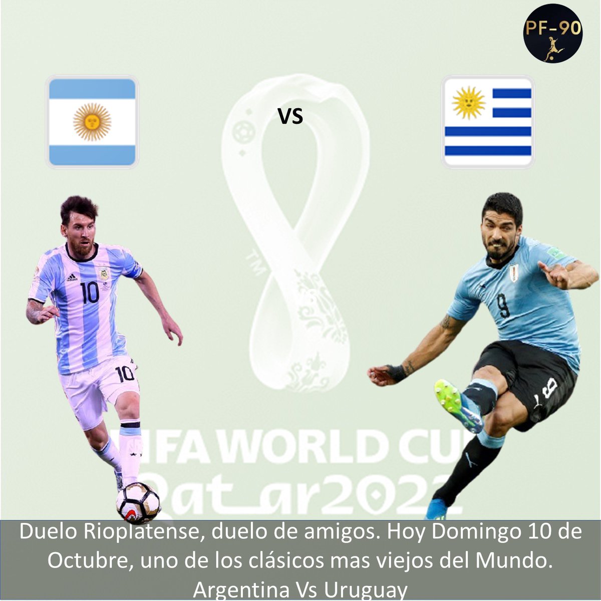 playfutbol90's tweet photo. Hoy uno de los Clásicos de Fútbol más viejos del Mundo
#futebol #futbol #deporte #memesfutbol #picoftheday #fotodeldia #messi #messifan #leomessifan #leomessi10lovers #leomessifanclub #luissuárez #suarezfans #luchosuarez #selecciónuruguaya #selecciónargentina #argentinavsuruguay https://t.co/rJqprXburr
