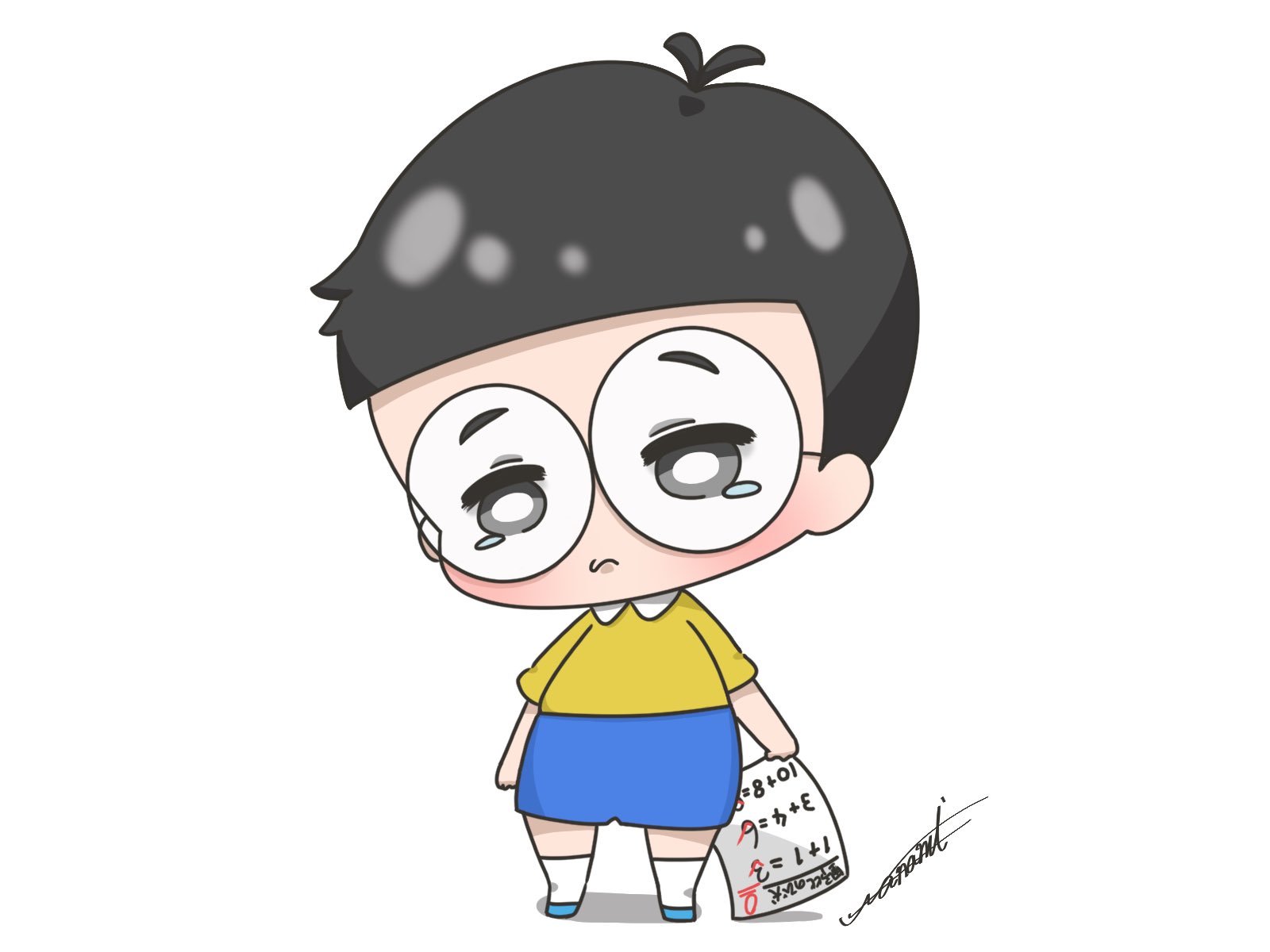 Nanami ドラえもぉん イラスト オリジナル のび太 ドラえもん ミニキャラ Clipstudio T Co Bou72tnx5f Twitter