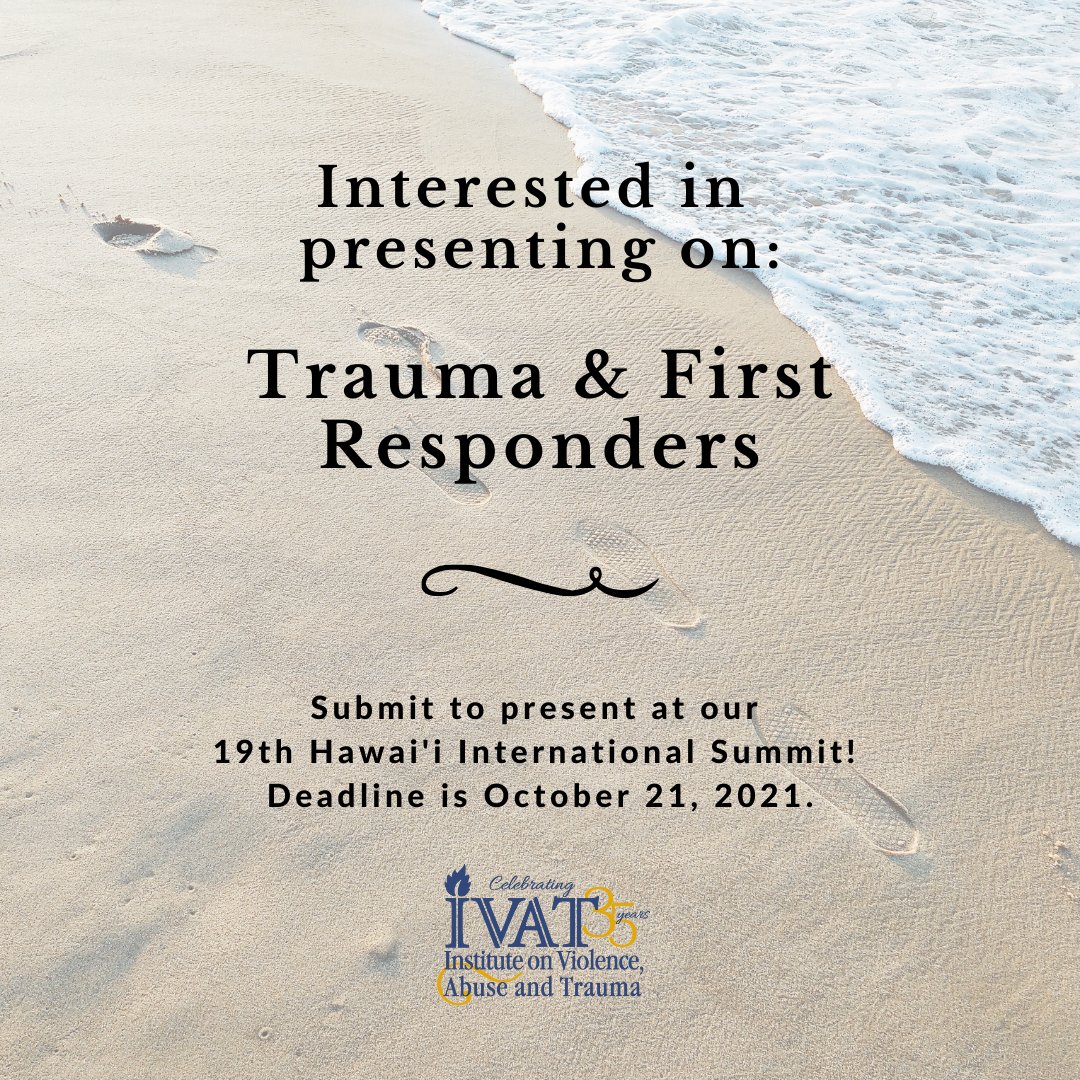 IVATCenters's tweet photo. Submit to present here: https://t.co/aX0OULEool
#Firstresponders #IVAT #IVATHelps #IVATSummits https://t.co/VqiKxiKGGQ