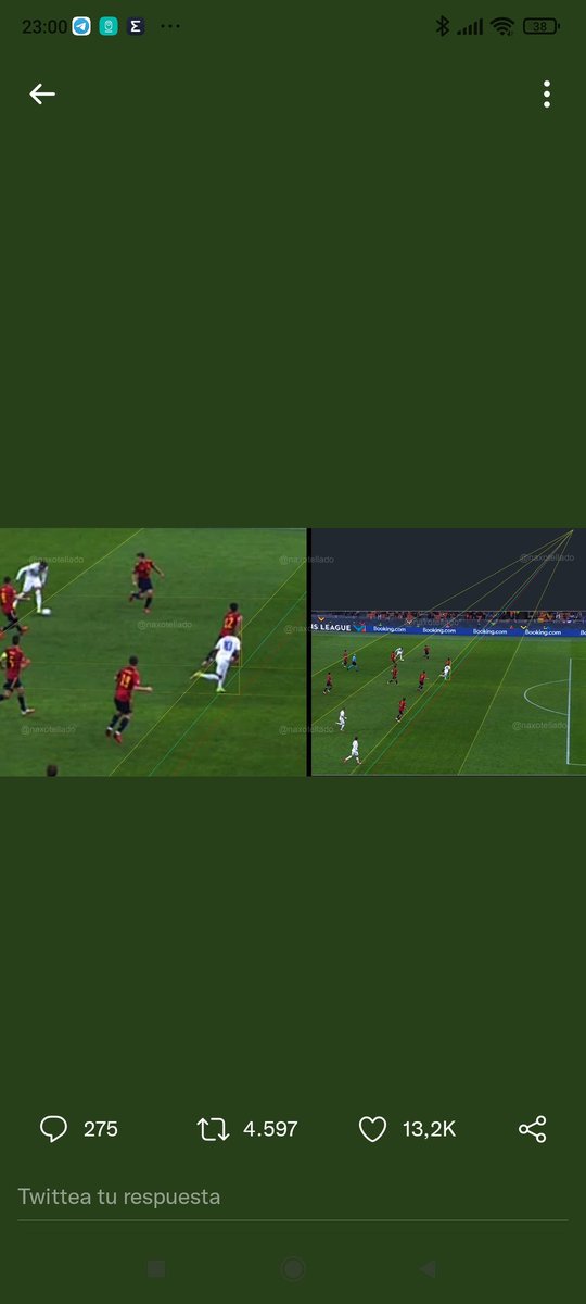 Badalotex's tweet photo. Vaya robo! Perjudicar a un defensa por intentar cortar un balón lanzado hacia un futbolista que se encuentra en fuera de juego, no está recogido literalmente en el Reglamento.
La UEFA y su Presidente......... https://t.co/XbQE9gQZu7