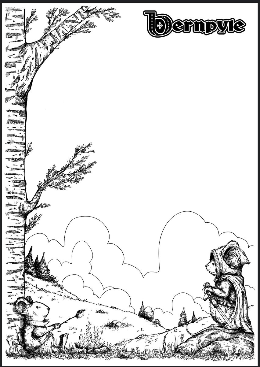 WIP character sheet for <a href="/manarampmatt/">Matthew Morris (ManaDawn Tabletop Games)</a> Bernpyle. Follow the project: kickstarter.com/projects/manar…