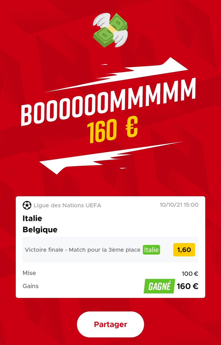 PPFAdvice's tweet photo. #Concours 🎁

Des Paysafecard pour célébrer cette journée perfect 3/3✅🎉!
640.80€ de gains net🎯
Mbappe ou Benzema 1.88✅
France gagne la finale 1.8✅
Italie se qualifie 1.6✅

5 x 10€ Paysafecard à gagner 🔥

Conditions : 🔁/❤️ le tweet
Follow @PPFAdvice
TAS mardi soir 21h 🍀 https://t.co/67f8mBTl8q