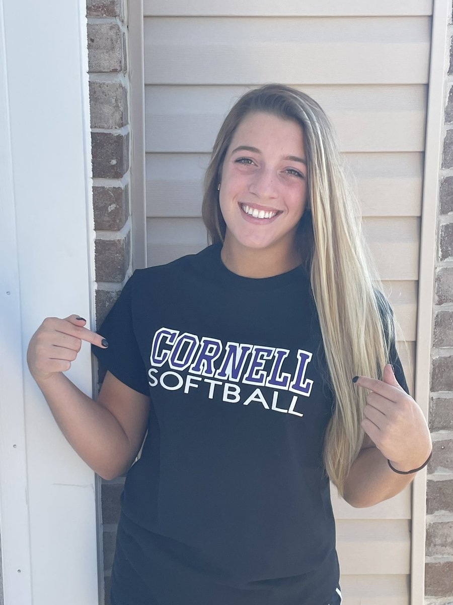 Raesheffield0's tweet photo. I’m happy to announce that I have decided to continue my education and play softball for Cornell College next fall! Thank you to my friends, family, and coaches for supporting me through this journey. I couldn’t have done this without you. Go Rams! 💜 @t_decosty @MandiBaldufnsr https://t.co/pF3PS1FpvW