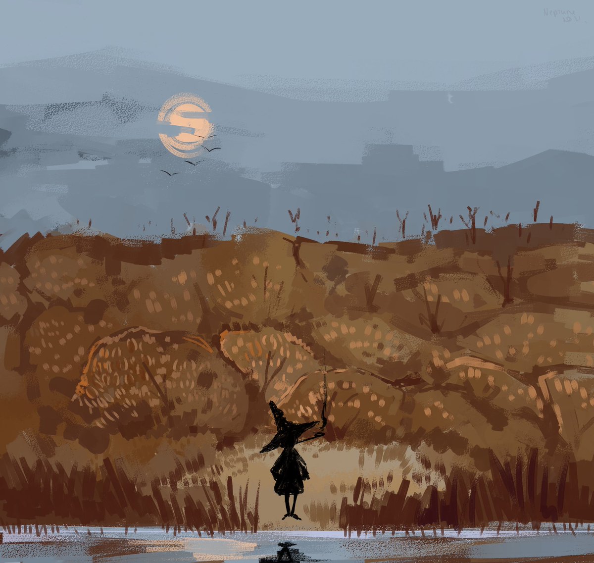 marrythealien's tweet photo. #art #moomin #snufkin #ArtistOnTwitter #digitalart #digitalsketch #sketchbook https://t.co/Zi3d1WJAGj
