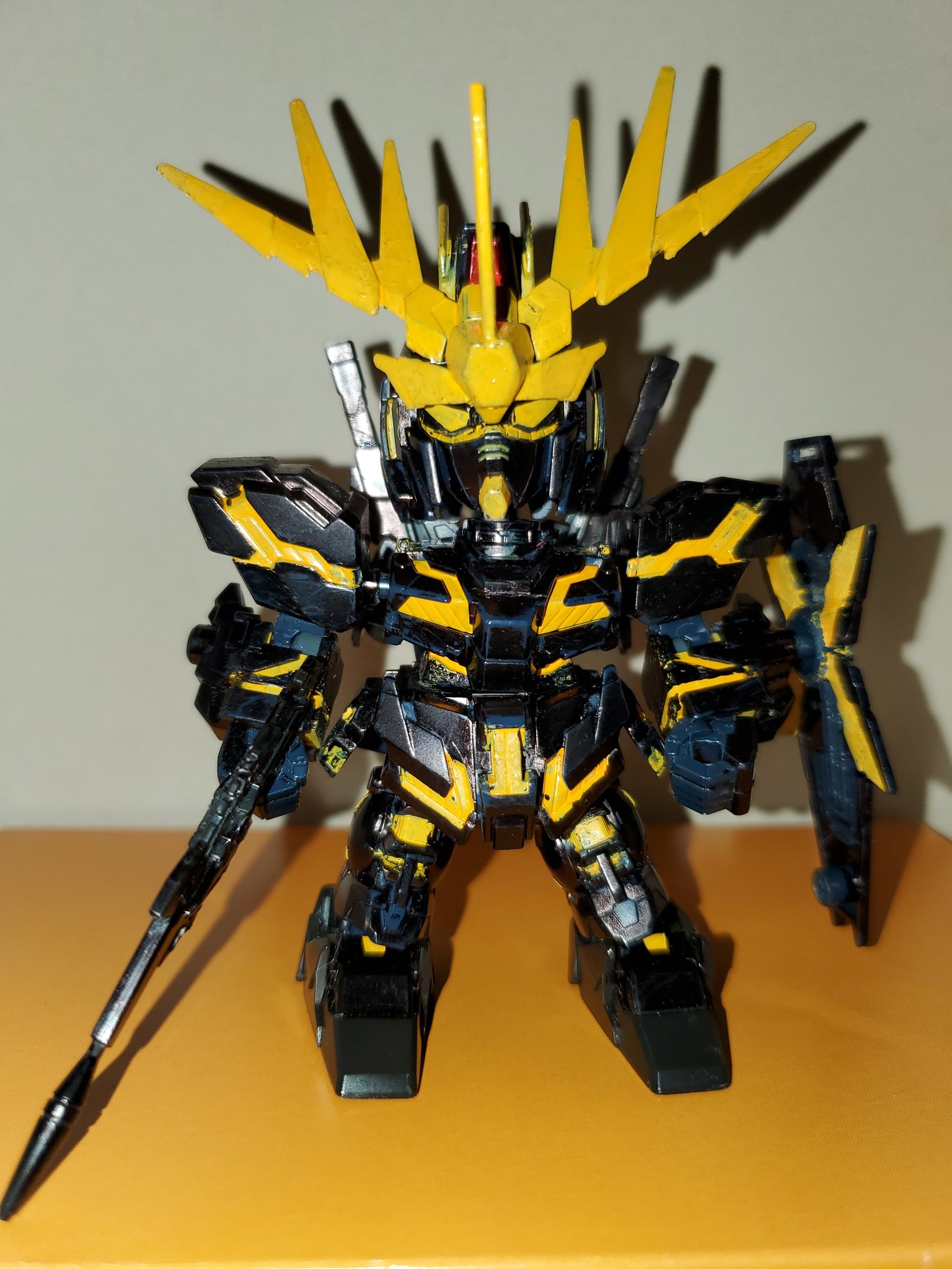 تويتر 流星号 ガンプラ初心者 على تويتر Gbcj21 みんなでsdガンダム ほのぼのフリーコース 作品名 機動戦士 ガンダムuc 7 黒いユニコーン 小説版のrx 0ユニコーンガンダム２号機バンシィを再現してみました ほのぼのしたかったので油性マーカーとガンダム
