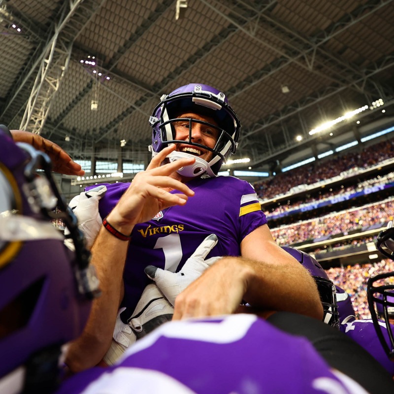 Vikings's tweet photo. What a wild win.

#Skol