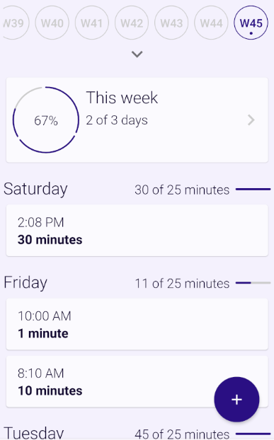 HabyteApp's tweet photo. Old vs the new log entry list coming to 0.6
While UI design is definitely not our strength we really gave our best to improve the structure and make it clear how the stats are calculated.
Feedback welcome!
#ux #buildinpublic https://t.co/Skxl0WLUDr
