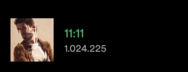 bbarnesnews's tweet photo. "11:11" just reached the million streams on spotify, congratulations ben 💘 https://t.co/hgku4yITdZ