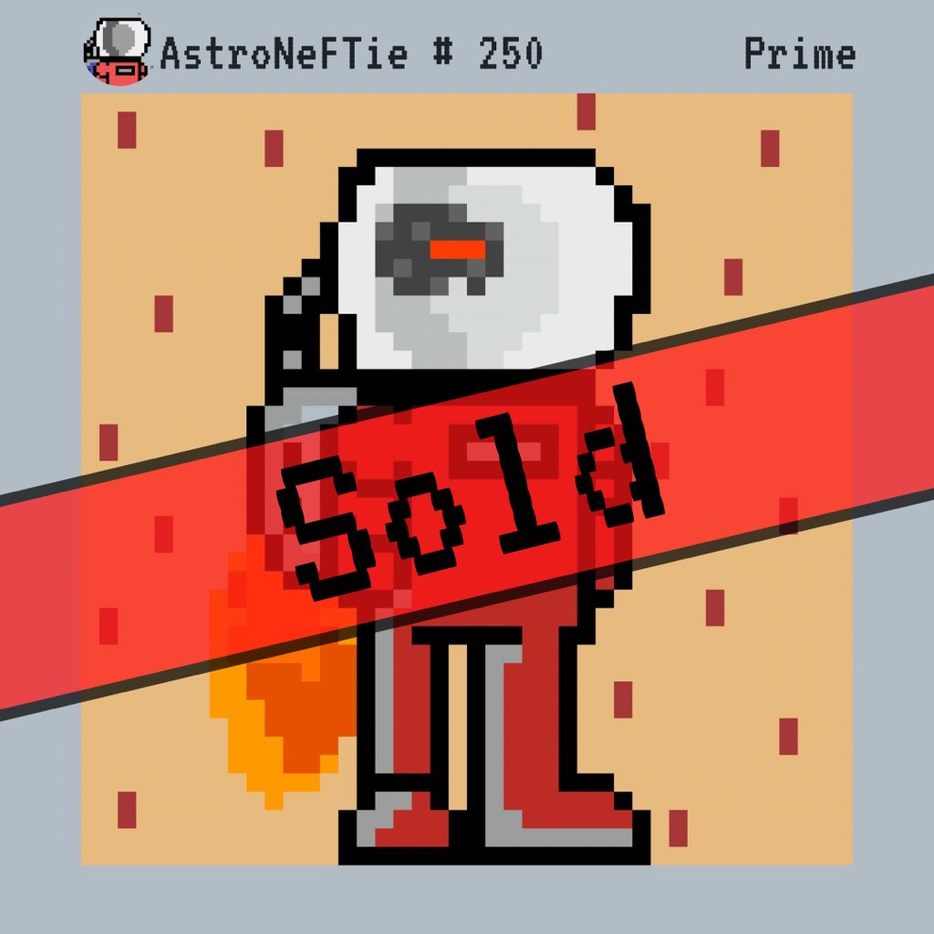 AstroNeFTie #250 found a new friend 👀🚀🚀🚀

#NFTCommunity #AstroNeFTies #NFT