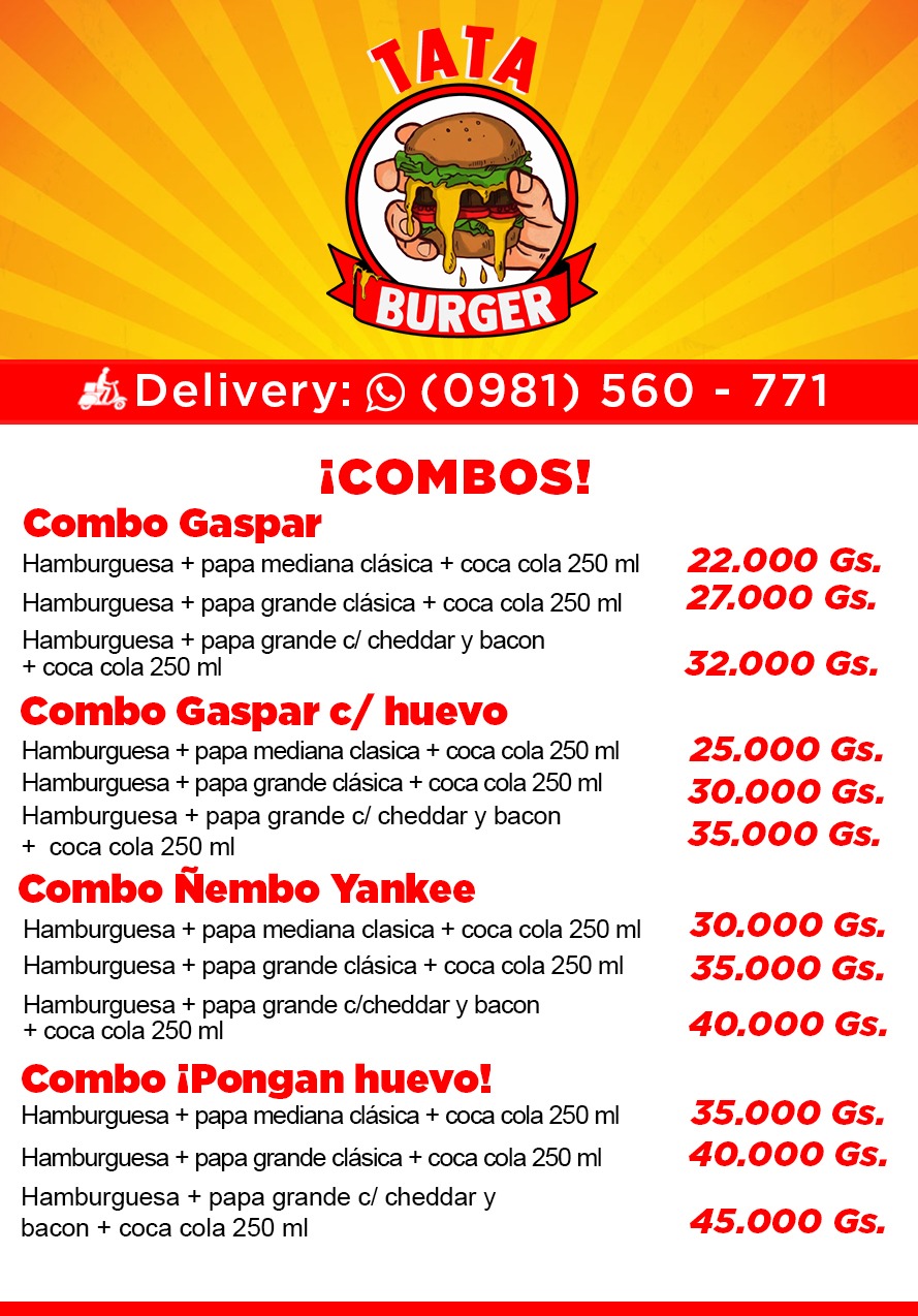 Novo cardápio para melhor - Papa Burguer- Delivery