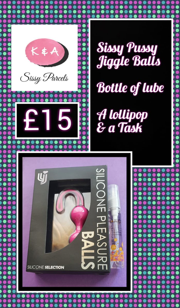 SissyFemAC's tweet photo. Are you an excitable sissy?
These jiggle balls will make you very excitable and bouncey...just how we like you!
sissyparcels@protonmail.com
#sissyparcel #sissyoffer https://t.co/d3vKm1DHKn