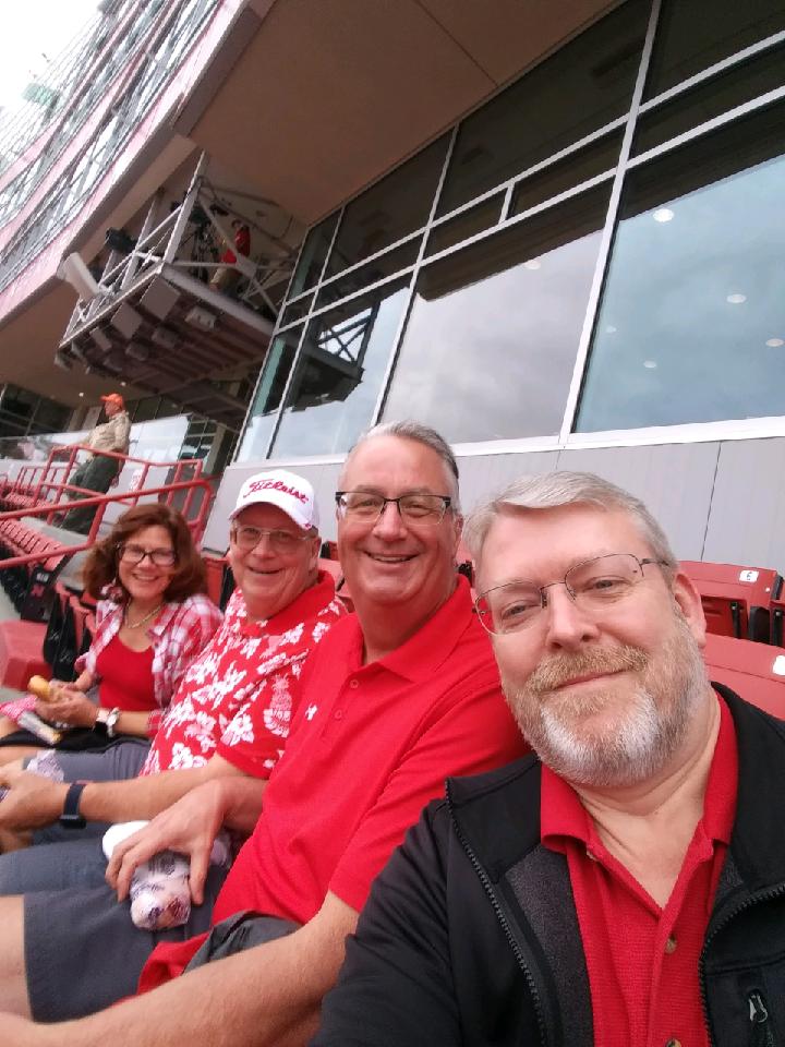 Great game last night. One of the best Saturday nights Lincoln has ever had in mid-October. Tons fun watching a close game with John Byers, Ann Byers, and Mark Shaw. The Huskers will have a big upset this season. Should be 5-2 instead of 3-4. #GBR, @HuskerFBNation <a href="/HuskersGameday/">HuskersGameday🌽</a>