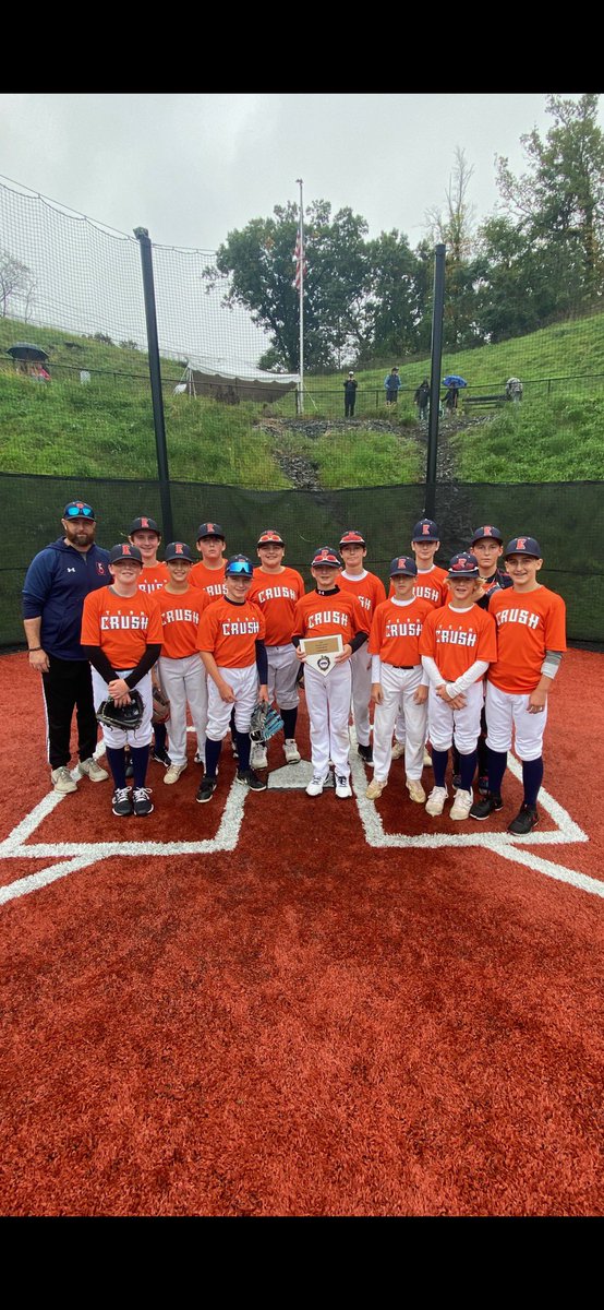 Congratulations to Team Balliet getting it done this weekend and bringing home the Rocktoberfest Championship. They had strong pitching performances all weekend long and some timely clutch hits. Great job boys! #TeamCrush