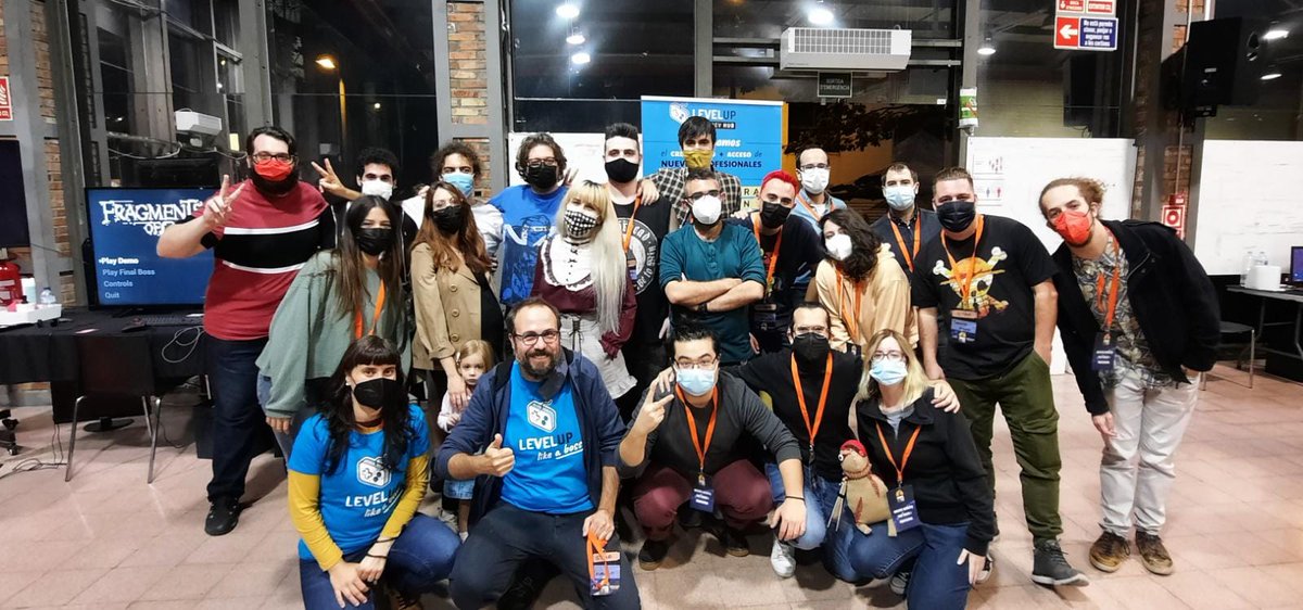 Gracias <a href="/IndieDevDay/">IndieDevDay</a> x organizar un evento tan fantástico. Los equipos d Level Up os mandamos un caluroso  agradecimiento X todo lo q habéis montado sois grandes!

<a href="/karateamuerte/">Kárate a Muerte Studio</a> 
<a href="/MisstepStudio/">Misstep Studio</a> 
<a href="/ThrusterGames/">Crimson Tale ➡️ Steam! DEMO NOW!</a> 
<a href="/infinite_thread/">Hidalgo 🌻🐎 - Infinite Thread Games</a> 
<a href="/SmokeTreeGames/">#PINKGOO VR 🐲 by Smoke Tree Games</a> 
<a href="/FragmentsChild/">Fragments of Child</a> 
<a href="/TheAlgianSword/">The Algian Sword</a>