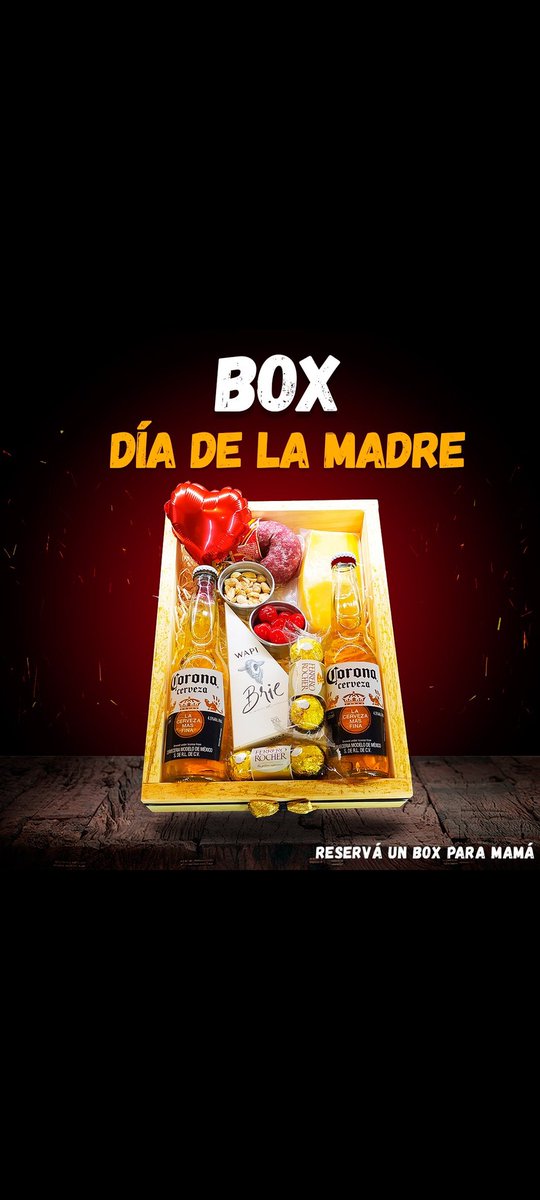 tablitapas's tweet photo. Regálale a Mamá un box para celebrar en su día, cerveza corona, salamin, queso y bombones.Lo más importante no te olvides de llenarla de besos y decirle que la amas ❤️.. #diadelamadre #regalos #picadas #quesos #fiambres #vinos #vinoenlata . https://t.co/cVLSY7H4Z4