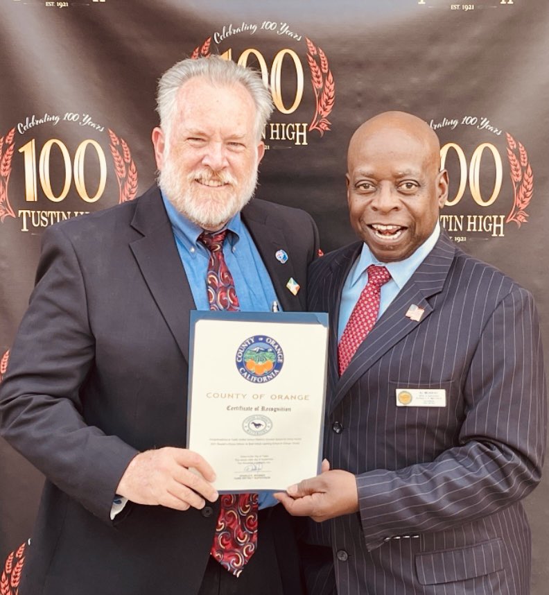 Congrats <a href="/TUSDschools/">Tustin Unified</a> on @tustinconnect, named 2021’s Reader’s Choice Winner for best virtual learning school in Orange County! Thank you <a href="/suptfranklin/">Greg Franklin</a> for all your hard work in education over the years.