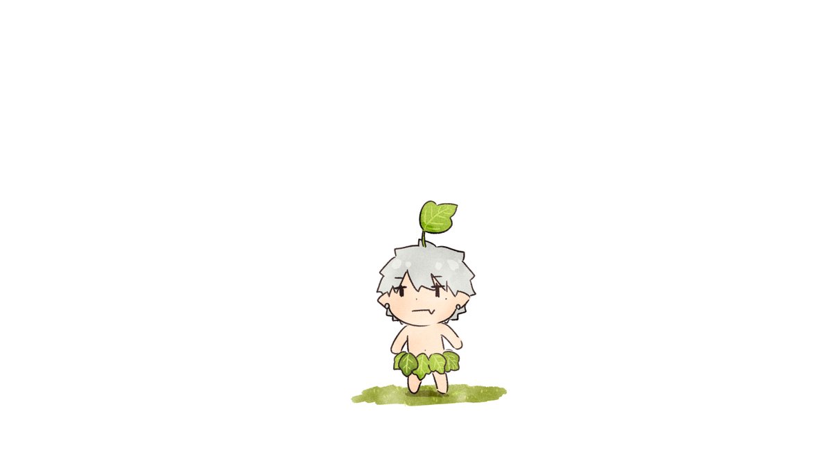 「葉っぱ系Vtuber
#KuzuArt 」|＜れこ🐺のイラスト