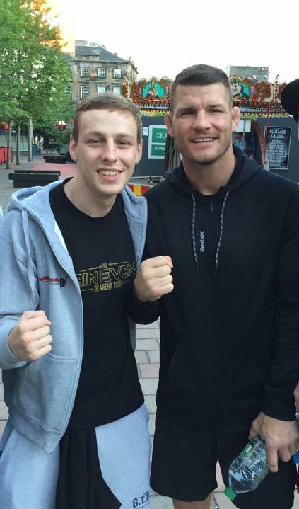 JCVTam's tweet photo. Tales of the Octagon tonight was class! @bisping you are the man 🇬🇧really enjoyed tonight.
Swap that Sauvignon for Buckfast though in Glasgow 😂

@dazz_morris you are an absolute legend mate, Not all heroes wear capes, thank you again for tonight.

Show me your war face 😂👌🏻🔥💪🏻 https://t.co/8tgMUVyvDG