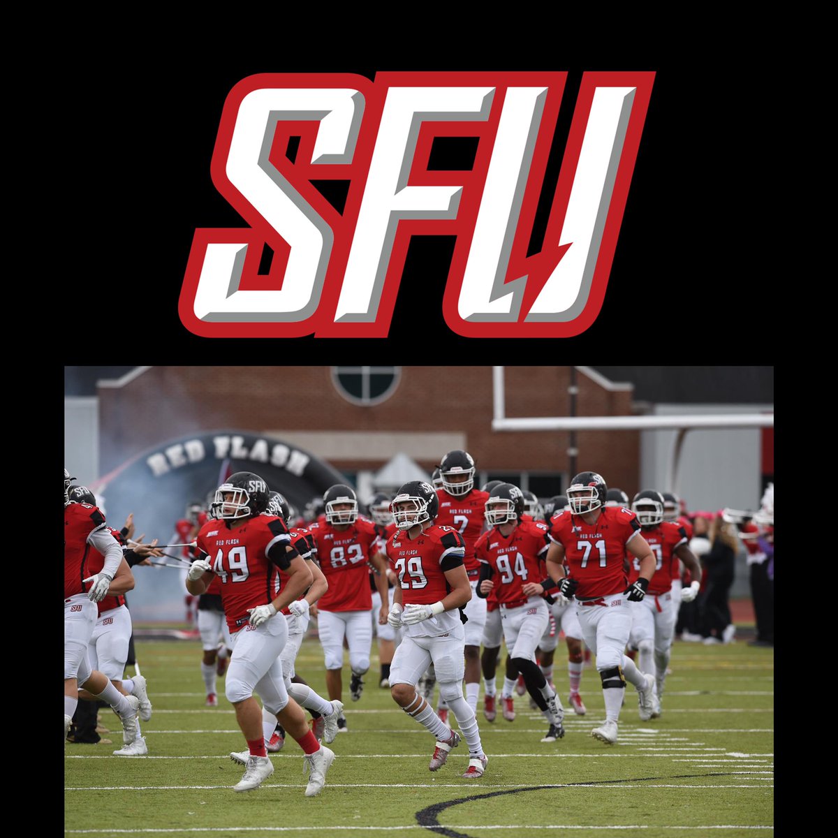 Trace Brown (@tracebrown20) on Twitter photo Had a great time at my official visit at <a href="/RedFlashFB/">Saint Francis Football</a>. Big thanks to my host <a href="/Kdyson2official/">K. Dyson</a> and <a href="/CoachScottLewis/">Scott Lewis</a> and congratulations on the W. Looking forward to continuing with the process. <a href="/SaintFrancisPA/">Saint Francis U</a> #redflashfootball #SFU Had a great time at my official visit at <a href="/RedFlashFB/">Saint Francis Football</a>. Big thanks to my host <a href="/Kdyson2official/">K. Dyson</a> and <a href="/CoachScottLewis/">Scott Lewis</a> and congratulations on the W. Looking forward to continuing with the process. <a href="/SaintFrancisPA/">Saint Francis U</a> #redflashfootball #SFU