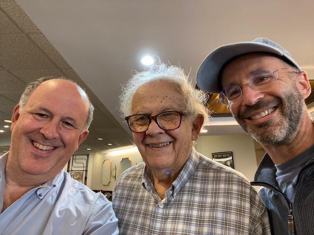 Wonderful to see my dear friends @abramowitz and his father Mort - an inexhaustible font of knowledge, wisdom and humor