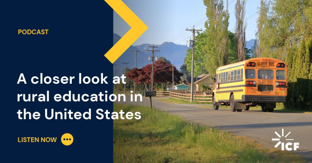 marcialiu2005's tweet photo. Check out this latest episode of the @ICF podcast featuring an expert discussion of the unique aspects of rural schools in the U.S. and how they’re responding to the challenges of COVID-19. https://t.co/SB2IUckgBq https://t.co/63zTNt3xvG