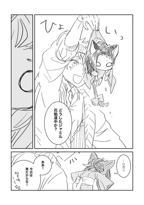 🐈‍⬛🏮3/3
※現パロ、猫化、女装、遊郭パロ(?) 