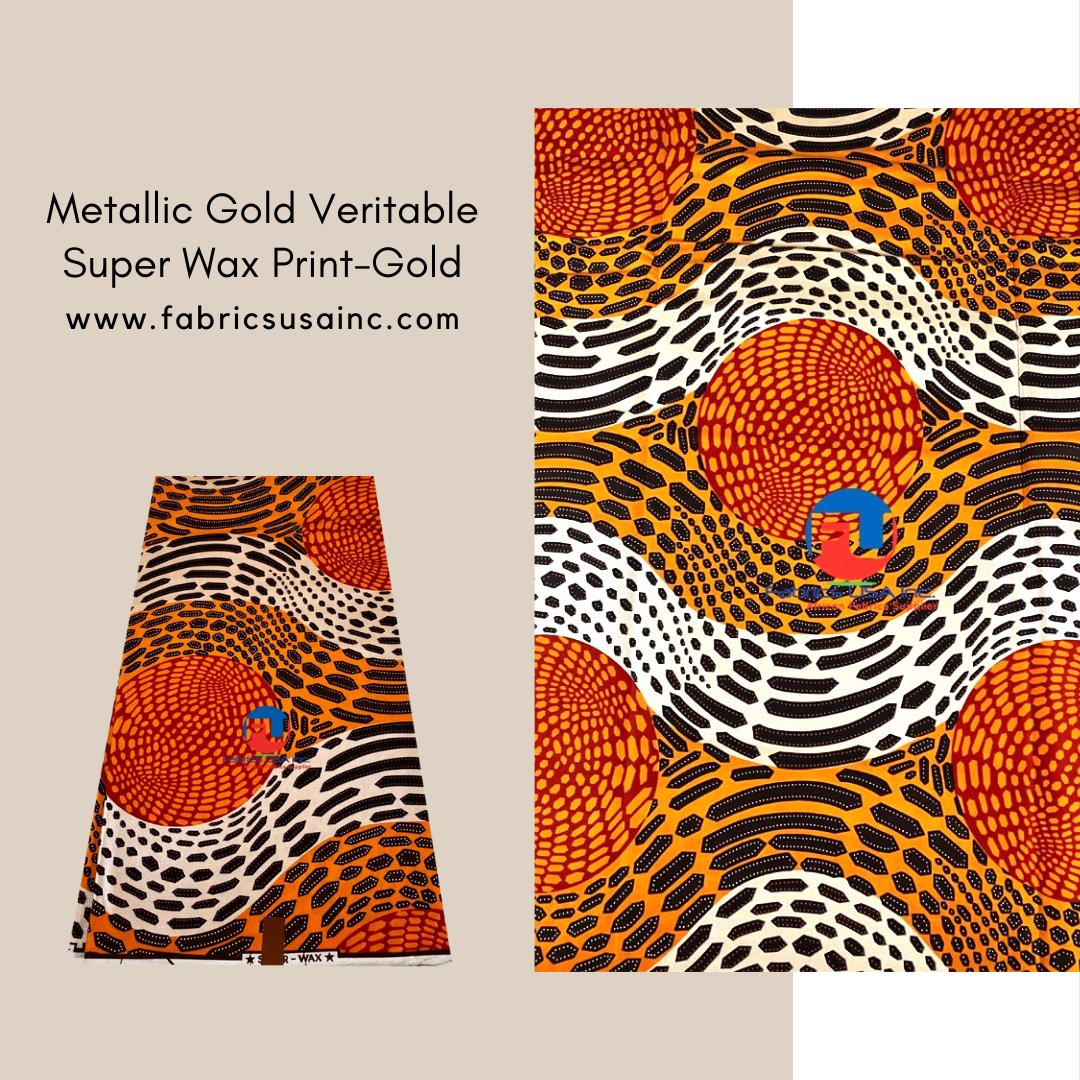 Super Metallic Gold Prints Fabric Design | Fabrics USA Inc.
We have quality Metallic gold collection.
Free Shipping Over Order $75
#Shop Online: fabricsusainc.com
Store Location: 1448 Commerce Ave, Bronx NY 10461 call: 3476596812/ 3477745575
.
.
 #metalicfabric