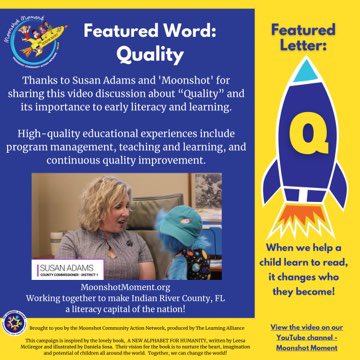 moonshotmoment's tweet photo. Research in early childhood has shown the critical importance of high-quality educational experiences for children from birth to kindergarten.  With quality programs, child outcomes improve and more children will thrive and succeed in school.  View video: https://t.co/iQYtVAlZ7U https://t.co/UYAkHMkLqP