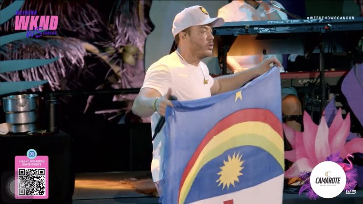Eu__Leandro's tweet photo. A bandeira do meu país de Pernambuco não pode faltar #WeekendWSCancun 🆚♥️ https://t.co/evyNQWt6Nq