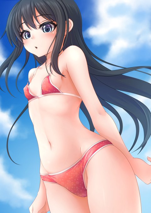 #秋だけどまだ全然暑いので水着絵再掲してもいい 
外に出たとき臭っ( ゜Д゜)ってなったからもう秋 