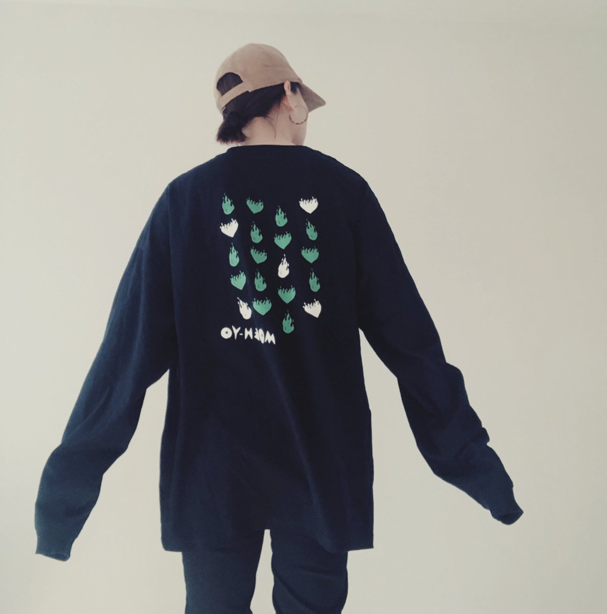 藤井風「MO-EH-YO long sleeveT-shirtsホワイトL」 propar.com.ar