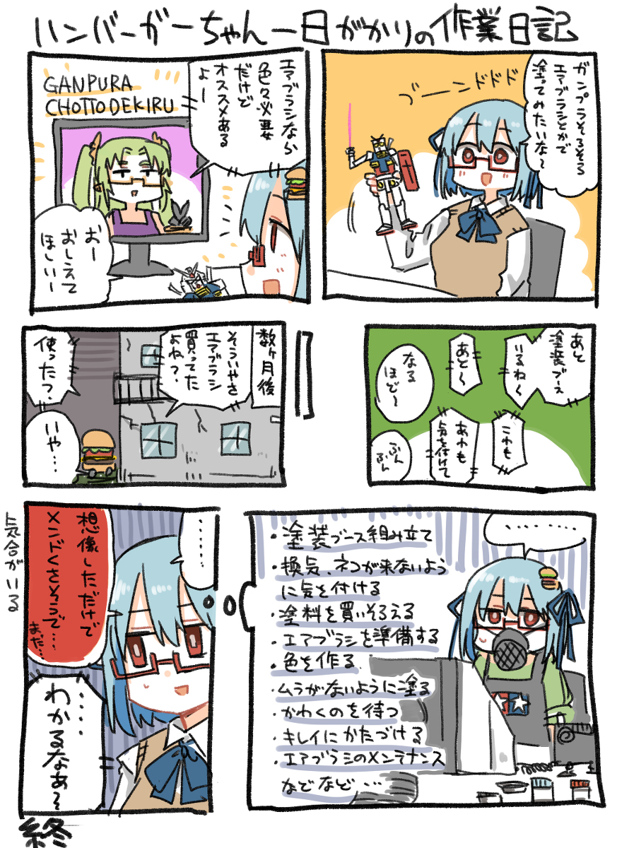 ハンバーガーちゃんまとめ31 #漫画 #ハンバーガーちゃん https://t.co/KgNzrPhRGH 