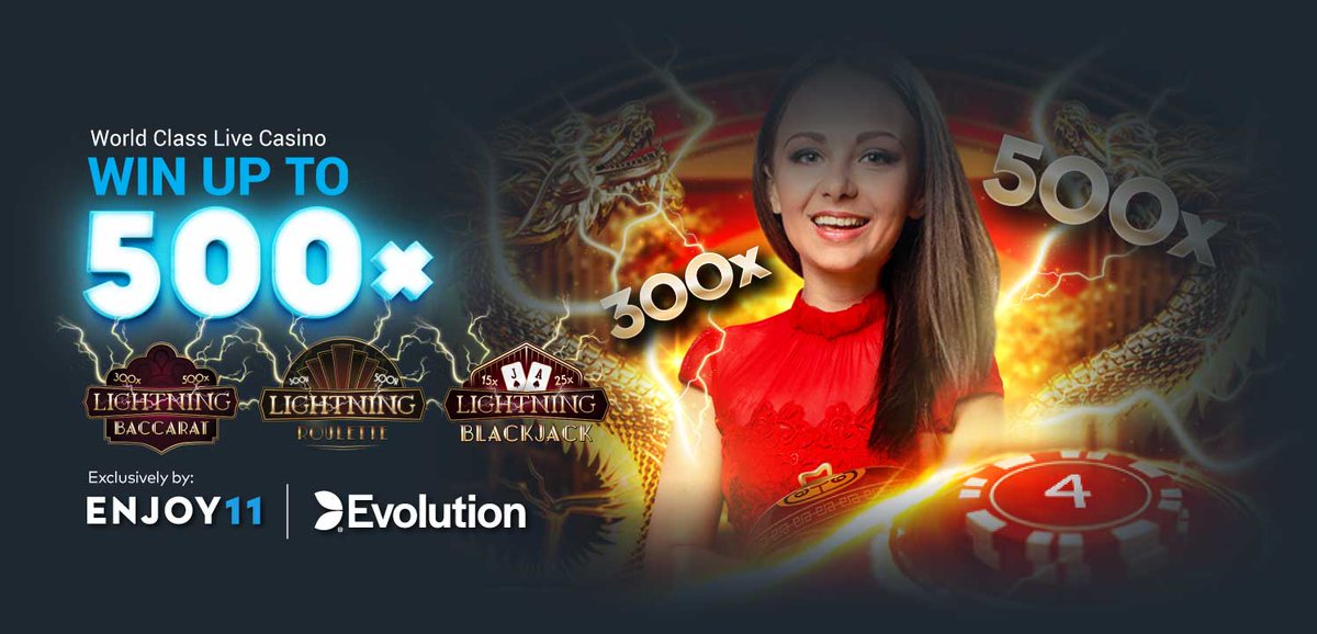 Enjoy11SG's tweet photo. 🥳New Bonus for Evolution Game
✅Baccarat ✅Roulette ✅Blackjack
🏁Promotion valid from 10 Oct - 31 Oct 2021
🧐T&amp;C apply

🔥Be sure to join us at https://t.co/wnoFm9BMwl

#Enjoy11 #Evolution #livecasino #Baccarat #Roulette #Blackjack #bonus #bonuses #casinobonus #promotion https://t.co/NS2DSYYu7q