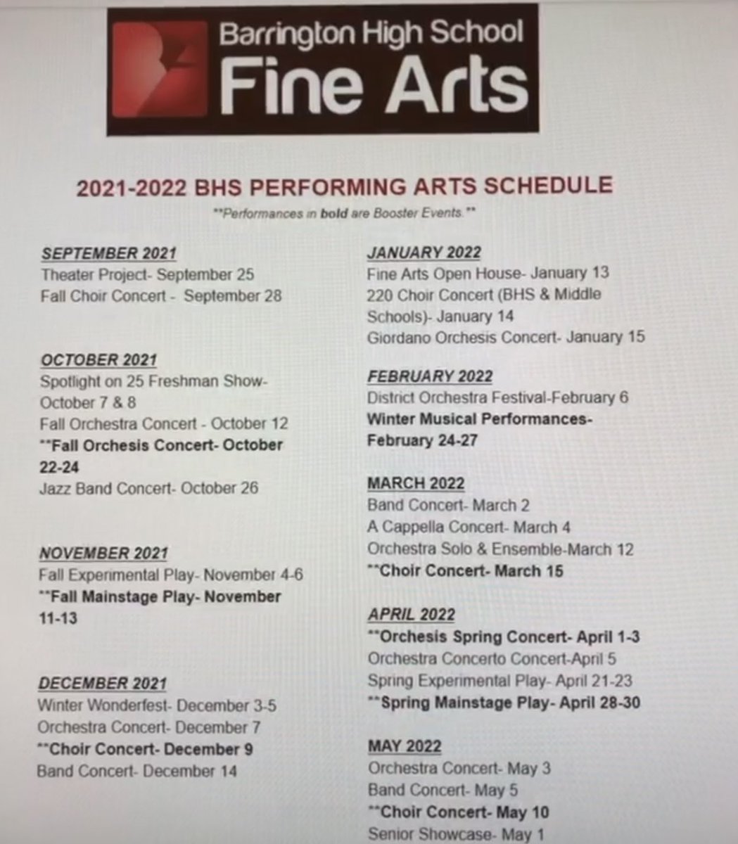 barringtonfab's tweet photo. lots of exciting ways to support the fine arts coming up this october 🎃
be sure to check out the orchestra concert on October 12th, the Orchesis Concert Occtober 22nd &amp; 23rd, and Jazz Band October 26th! #barringtonfinearts #bhs220 #district220 https://t.co/VNgI0duAv2