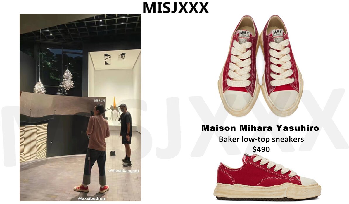 GDStyle 👉🏻#MaisonMiharaYasuhiro Baker low-top sneakers.($490