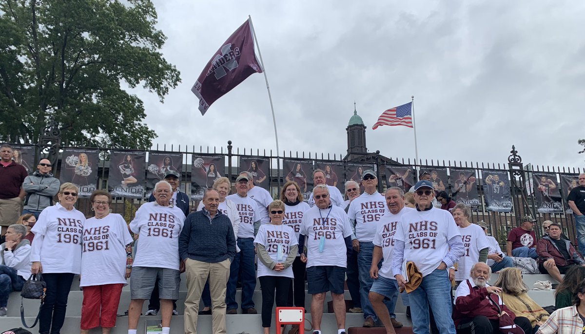 Homecoming weekend in the Raider Nation and another big football win! Welcome back Class of 1961. Hope you enjoyed a great day in the Oval! <a href="/NutleySchoolsNJ/">NutleyPSD</a> <a href="/NutleyAthletics/">NutleyAD</a> <a href="/NutleyHSBands/">Nutley HS Bands</a> <a href="/NutleyMusicBstr/">Nutley Music Boosters</a> <a href="/NutleyPrincipal/">Denis Williams</a> <a href="/nutleystuco/">NHS Student Council</a>