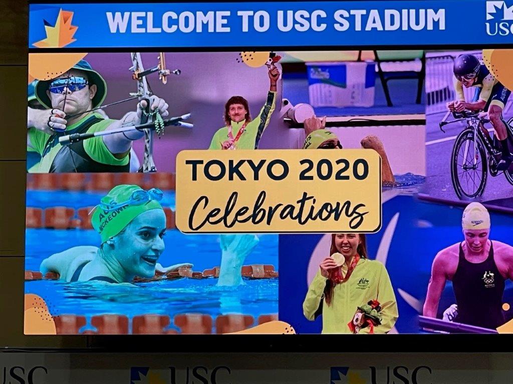 AutismTreehouse's tweet photo. Stuart Coward was at USC: University of the Sunshine Coast, Australia last week to help welcome our Paralympics home. https://t.co/aEa71C21Fo