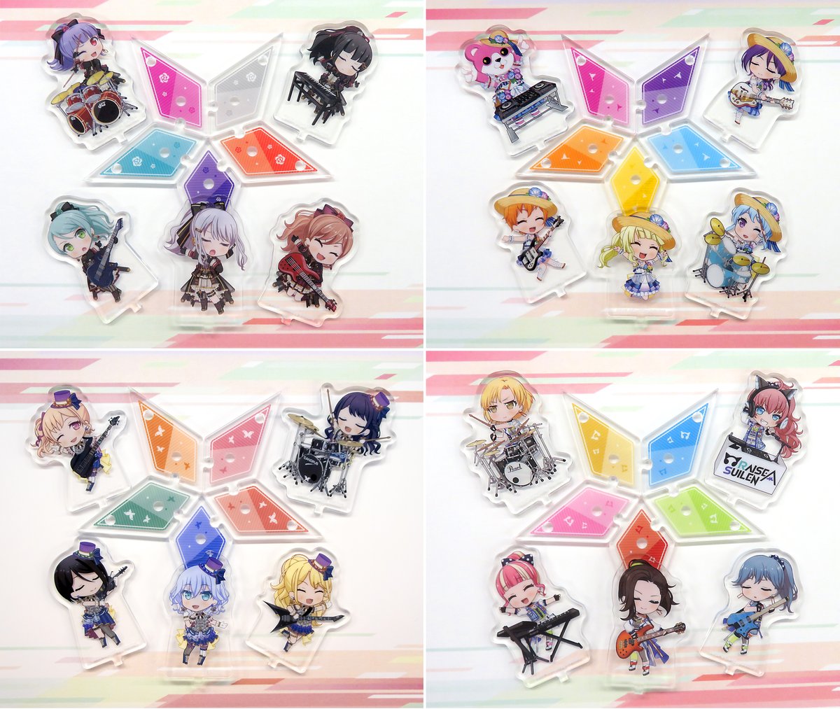 バンドリ チュチュ アクリルスタンド セット売り BanG Dream! アクリル